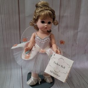 Madame Alexander Peter Pan Tinker Bell 8" Doll 34100 with Stand